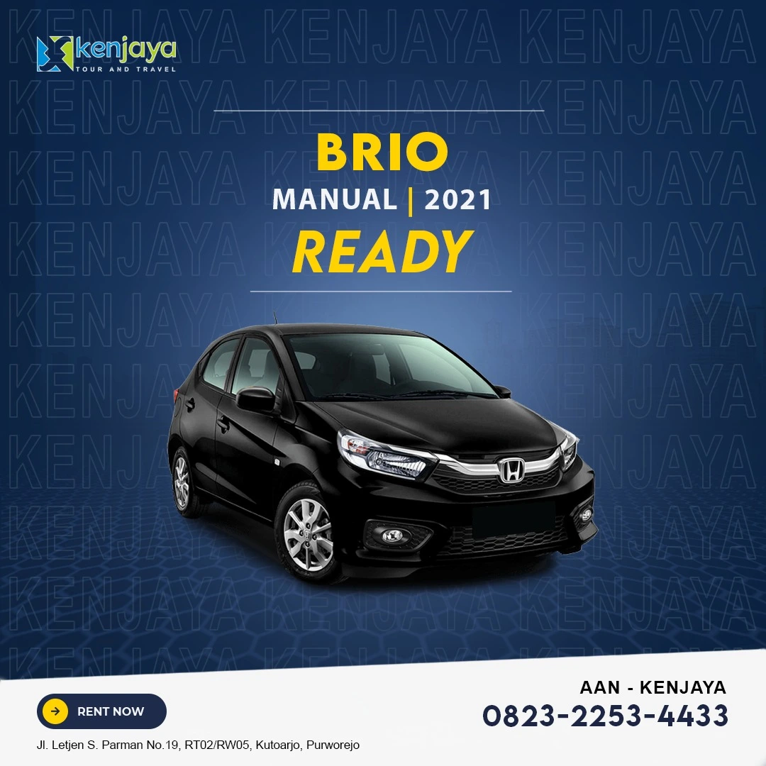 Sewa Mobil All New Brio Manual Purworejo